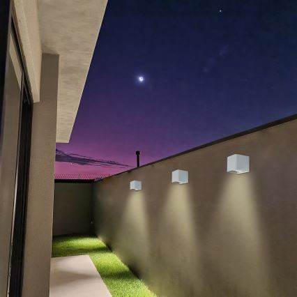 Rabalux - LED Venkovní nástěnné svítidlo LED/10W/230V IP54 šedá