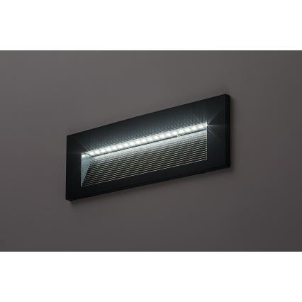 Rabalux - LED Venkovní nástěnné svítidlo LED/6W/230V IP65 černá