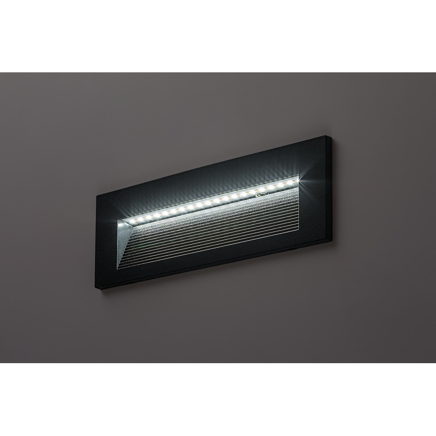 Rabalux - LED Venkovní nástěnné svítidlo LED/6W/230V IP65 černá
