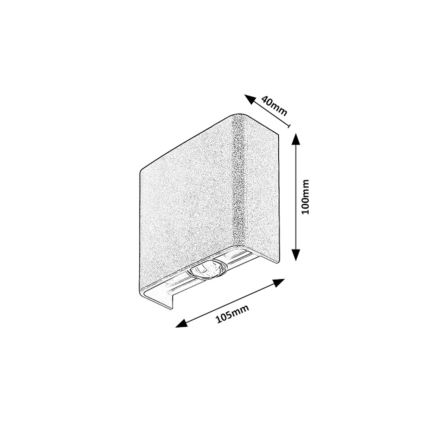 Rabalux - LED Venkovní nástěnné svítidlo 2W/230V 2000/2700/4000K IP65