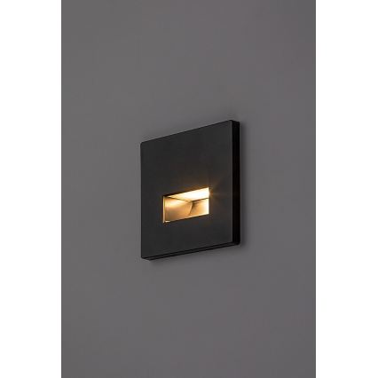 Rabalux - LED Schodišťové svítidlo LED/1W/230V 3000/4500/6500K černá