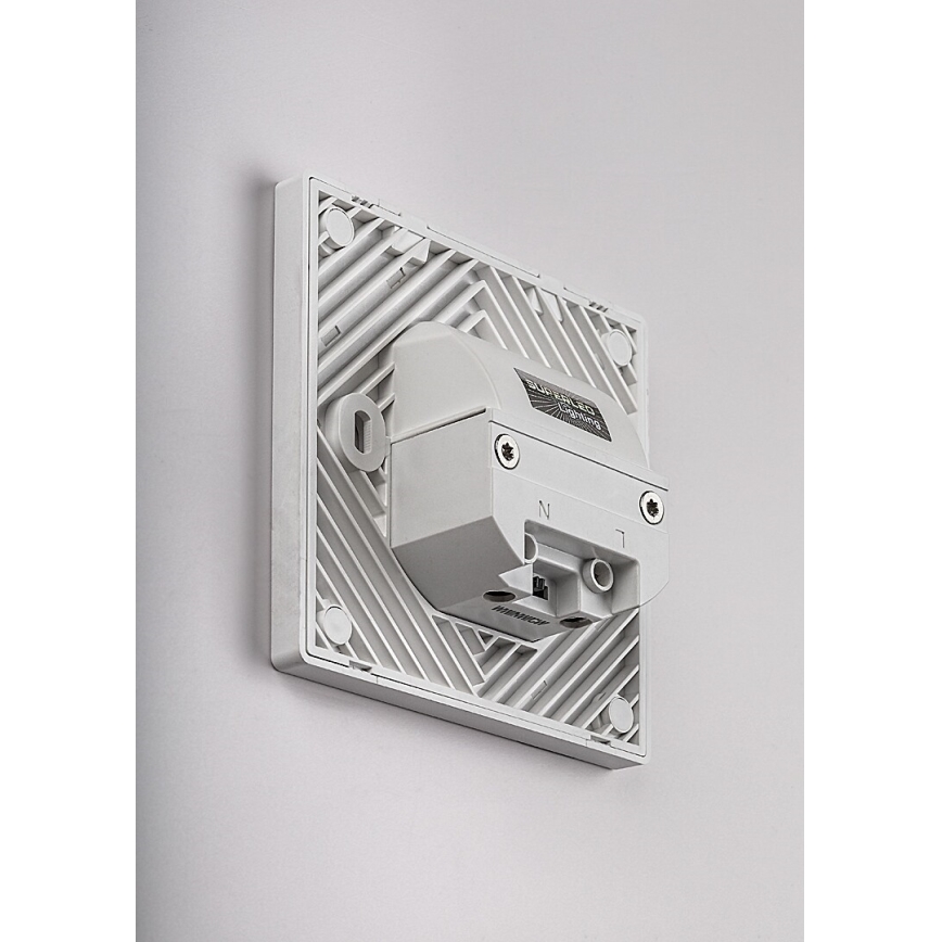 Rabalux - LED Schodišťové svítidlo se senzorem pohybu a soumraku LED/1W/230V 3000/4500/6500K bílá