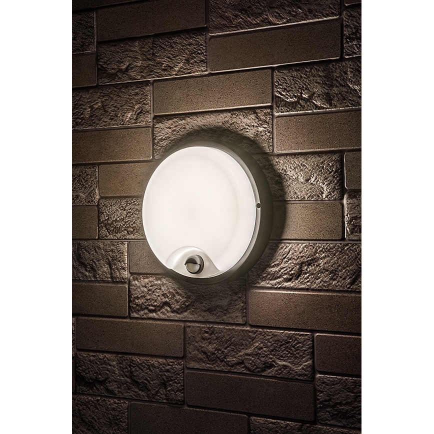 Rabalux - LED Venkovní nástěnné svítidlo se senzorem LED/18W/230V IP65 černá