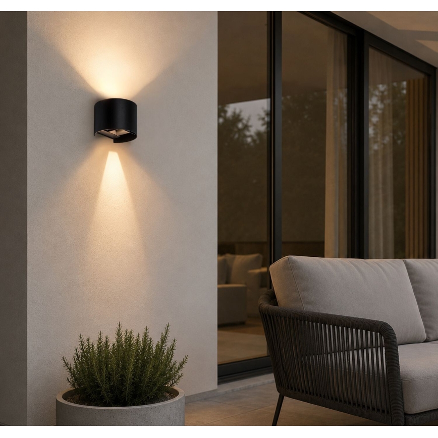 Rabalux - LED Venkovní nástěnné svítidlo LED/5W/230V 2700/4000/6500K IP54 černá