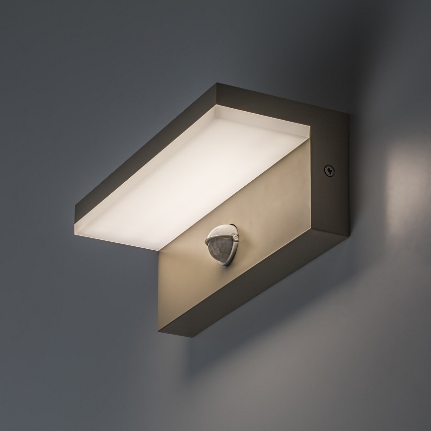 Rabalux - LED Venkovní nástěnné svítidlo se senzorem LED/9W/230V IP54 béžová