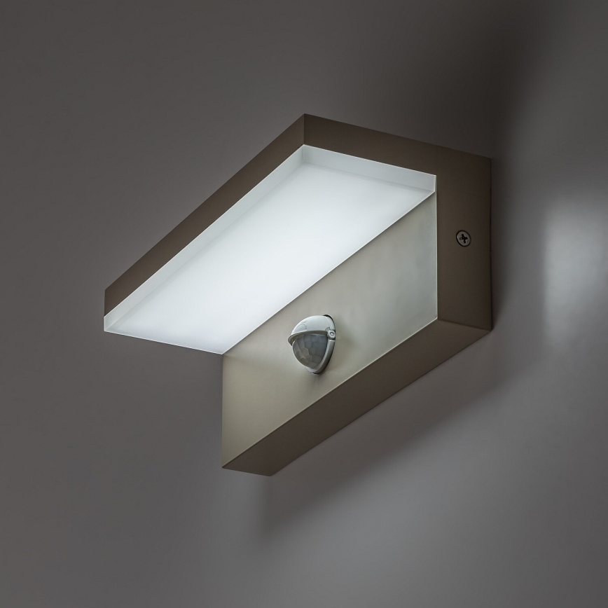 Rabalux - LED Venkovní nástěnné svítidlo se senzorem LED/9W/230V IP54 béžová