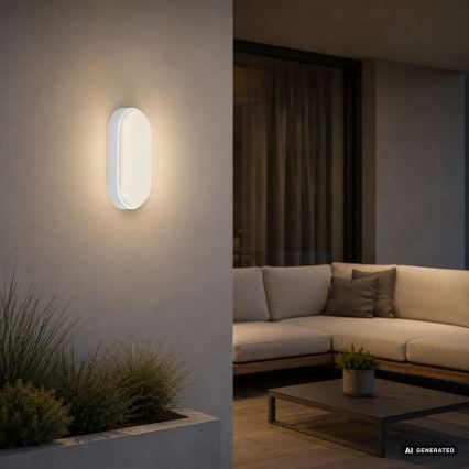 Rabalux - LED Venkovní nástěnné svítidlo LED/14W/230V IP54 bílá