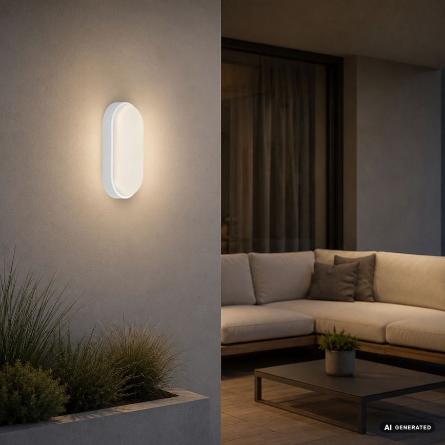 Rabalux - LED Venkovní nástěnné svítidlo LED/14W/230V IP54 bílá