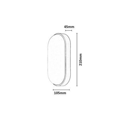 Rabalux - LED Venkovní nástěnné svítidlo LED/14W/230V IP54 bílá