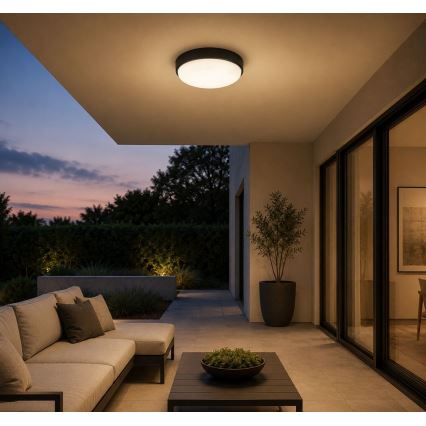 Rabalux - LED Venkovní stropní svítidlo LED/14W/230V IP54 černá