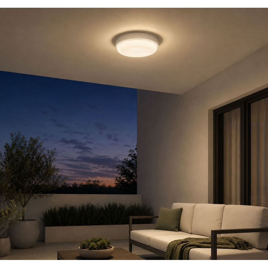 Rabalux - LED Venkovní stropní svítidlo LED/14W/230V IP54 bílá
