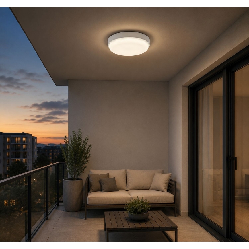 Rabalux - LED Venkovní stropní svítidlo LED/14W/230V IP54 bílá