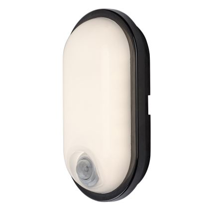 Rabalux - LED Venkovní stropní svítidlo se senzorem LED/15W/230V IP65 černá