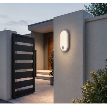 Rabalux - LED Venkovní stropní svítidlo se senzorem LED/15W/230V IP65 bílá