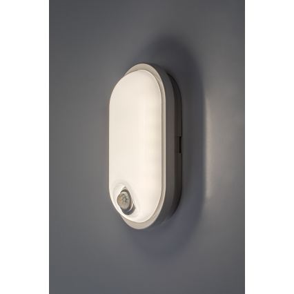 Rabalux - LED Venkovní stropní svítidlo se senzorem LED/15W/230V IP65 bílá