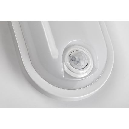 Rabalux - LED Venkovní stropní svítidlo se senzorem LED/15W/230V IP65 bílá