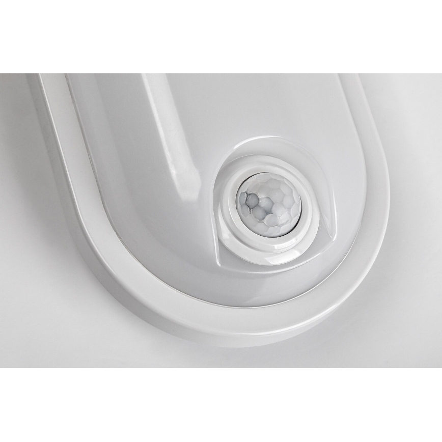 Rabalux - LED Venkovní stropní svítidlo se senzorem LED/15W/230V IP65 bílá
