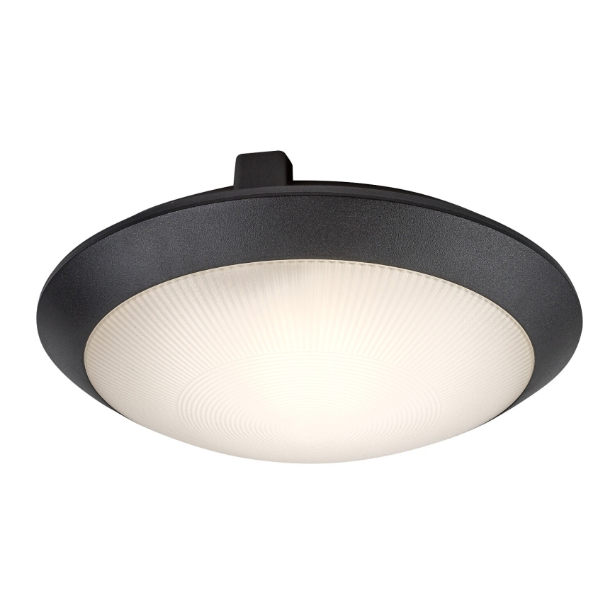 Rabalux - Venkovní stropní svítidlo 1xE27/9W/230V IP65 pr. 30 cm černá