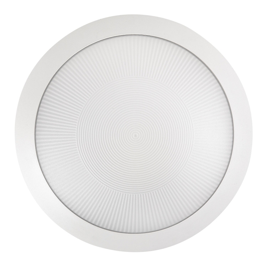 Rabalux - Venkovní stropní svítidlo 1xE27/9W/230V IP65 pr. 30 cm bílá