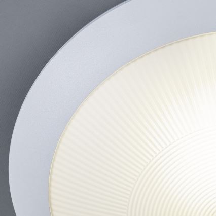 Rabalux - Venkovní stropní svítidlo se senzorem pohybu 1xE27/9W/230V IP65 pr. 30 cm bílá