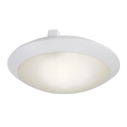 Rabalux - Venkovní stropní svítidlo se senzorem pohybu 1xE27/9W/230V IP65 pr. 30 cm bílá