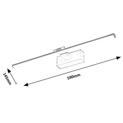 Rabalux - LED Obrazové svítidlo LED/12W/230V 3000K 59 cm