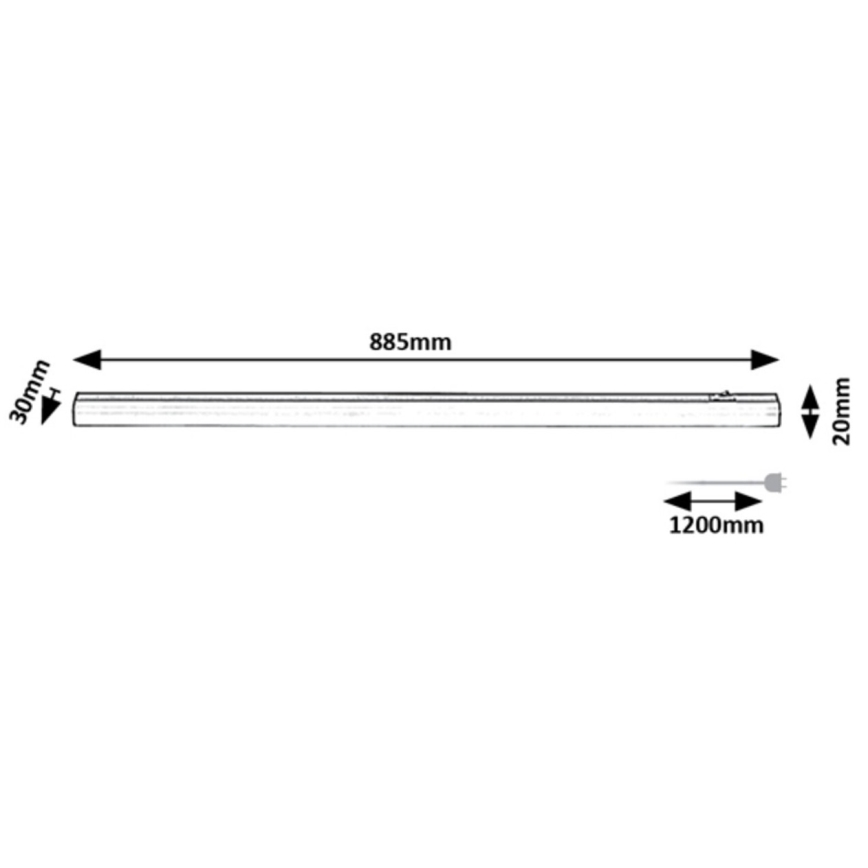 Rabalux - LED Podlinkové svítidlo LED/13W/230V 4000K 88 cm