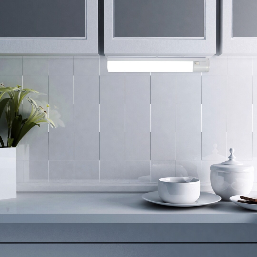 Rabalux - LED Podlinkové svítidlo se zásuvkou LED/17W/230V 4000K IP44 bílá 57 cm
