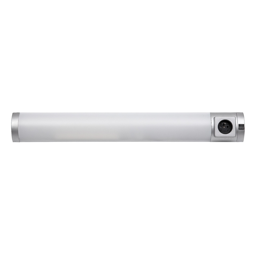 Rabalux - LED Podlinkové svítidlo se zásuvkou LED/8W/230V 4000K 68 cm stříbrná