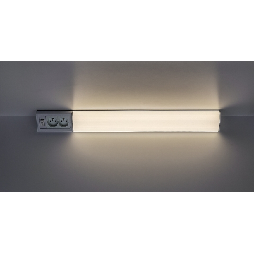 Rabalux - LED Podlinkové svítidlo se zásuvkami LED/15W/230V 4000K 70 cm bílá