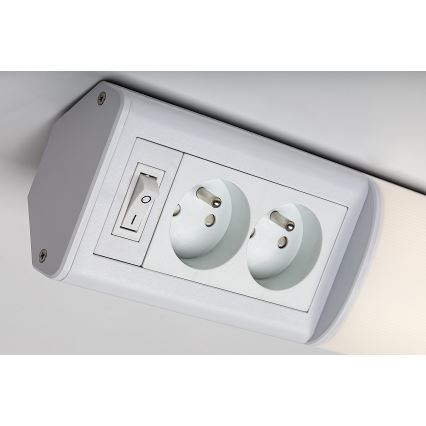 Rabalux - LED Podlinkové svítidlo se zásuvkami LED/15W/230V 4000K 70 cm bílá