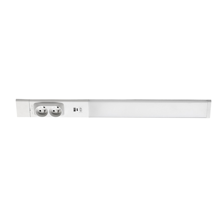 Rabalux - LED Podlinkové svítidlo se zásuvkami LED/18W/230V 4000K 60 cm bílá