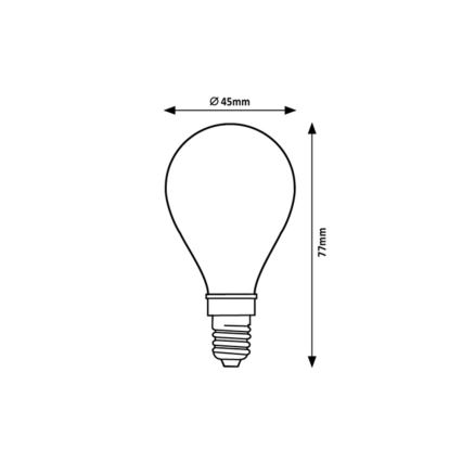 Rabalux - LED Žárovka G45 E14/4W/230V 2700K
