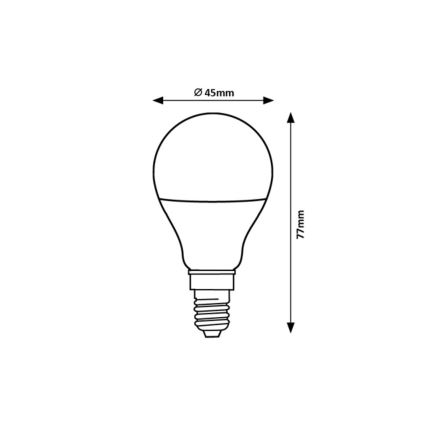 Rabalux - LED Žárovka G45 E14/5W/230V 4000K