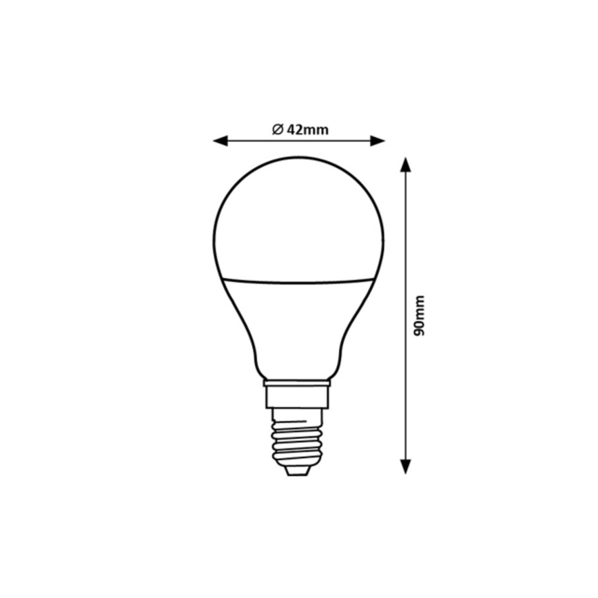 Rabalux - LED Žárovka G45 E14/9W/230V 4000K