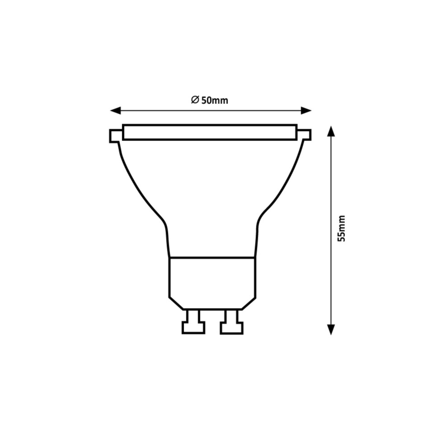 Rabalux - LED Žárovka GU10/5W/230V 3000K Energetická třída A