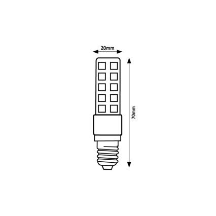 Rabalux - LED Žárovka T20 E14/6W/230V 3000K