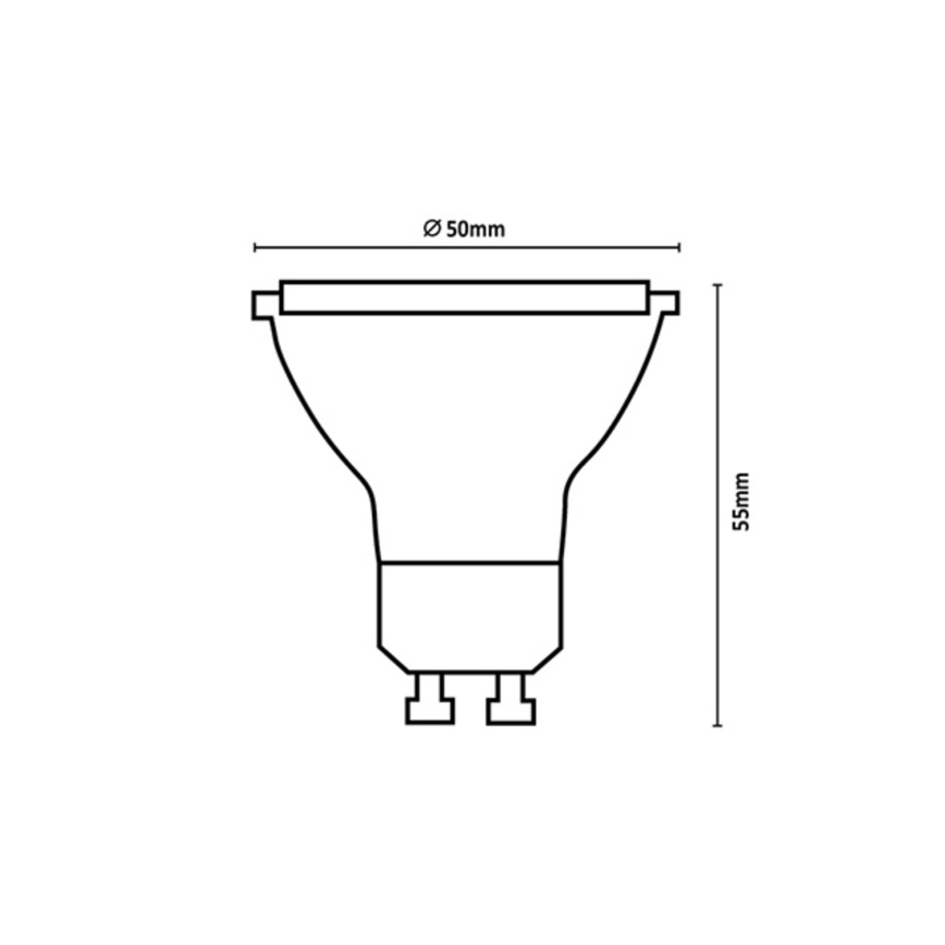 Rabalux - LED Žárovka SMD GU10/7W/230V 3000K