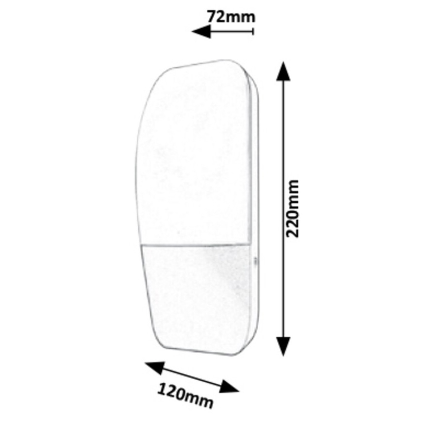 Rabalux - LED Venkovní nástěnné svítidlo LED/10W/230V IP65 800lm 4000K