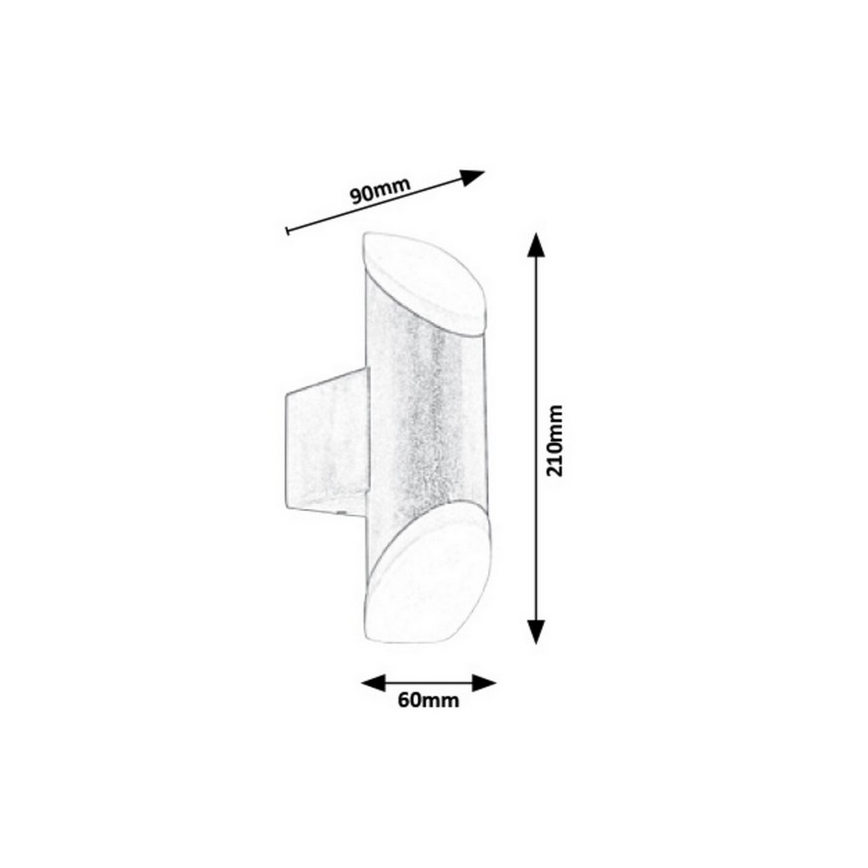 Rabalux - LED Venkovní nástěnné svítidlo LED/6W/230V 270lm 3000K IP44