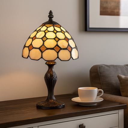 Rabalux - Tiffany vitrážová stolní lampa 1xE14/40W/230V