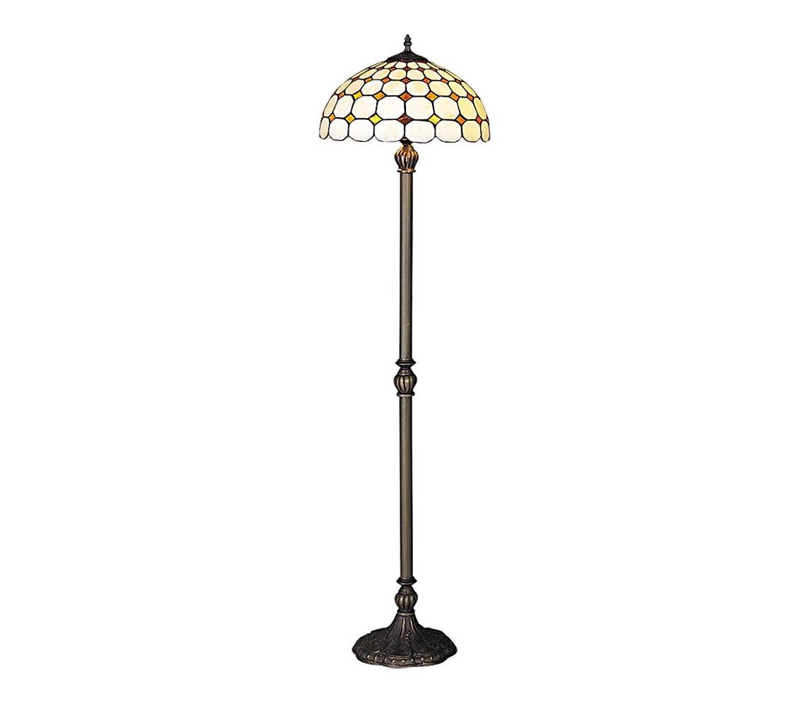 Rabalux Rabalux 8078 - Tiffany vitrážová stojací lampa MARVEL 2xE27/60W/230V RL8078