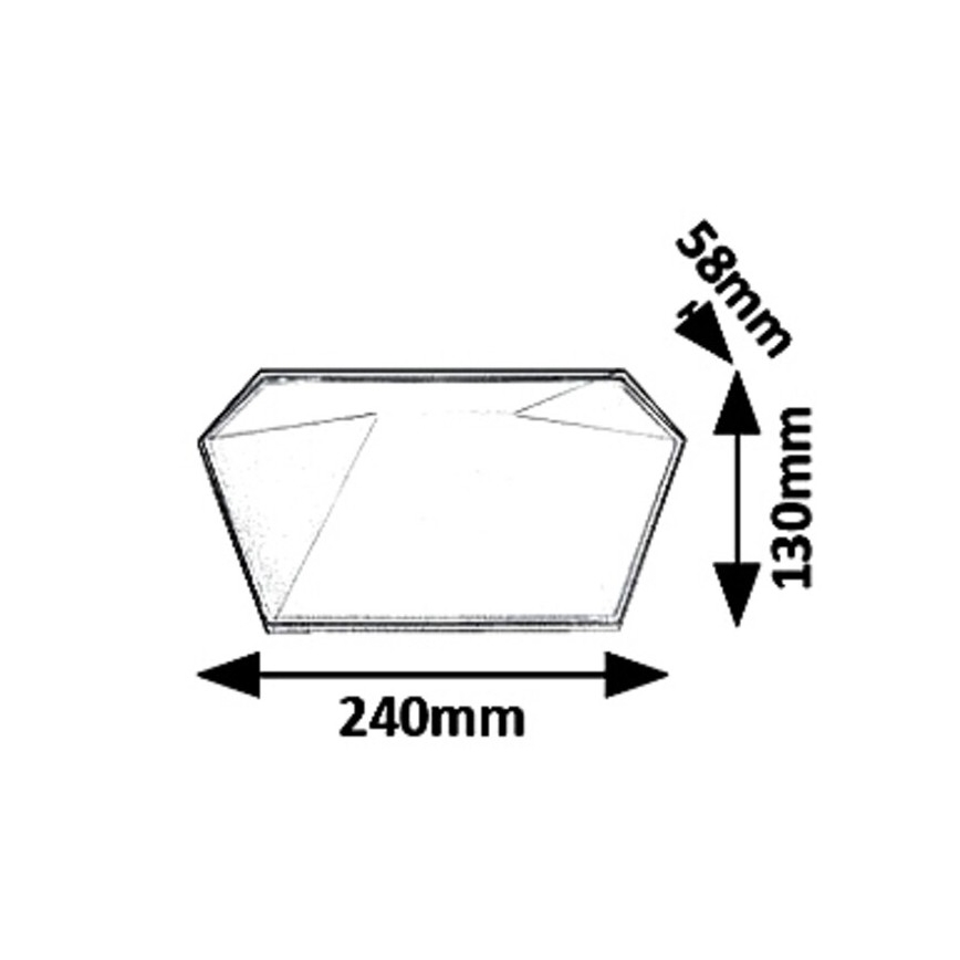 Rabalux - LED Venkovní nástěnné svítidlo LED/10W/230V IP65