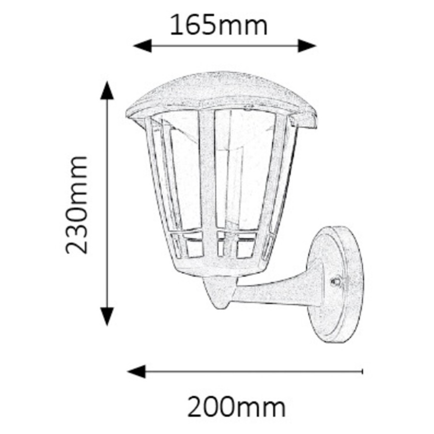 Rabalux - LED Venkovní nástěnné svítidlo LED/8W/230V IP44