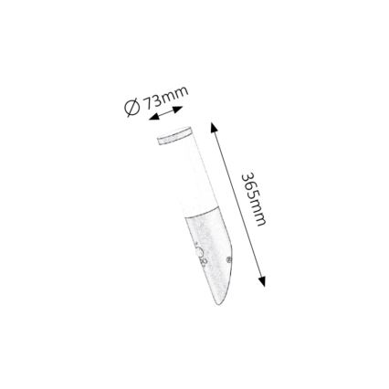 Rabalux - Venkovní nástěnné svítidlo se senzorem 1xE27/25W/230V IP44