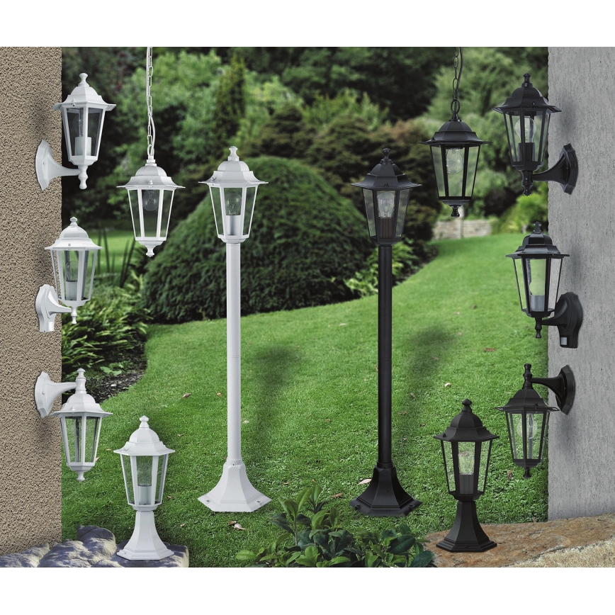 Rabalux 8216 - Venkovní nástěnné svítidlo s čidlem VELENCE 1xE27/60W/230V