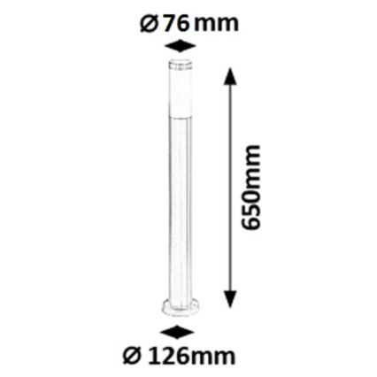 Rabalux - Venkovní lampa 1xE27/25W IP44