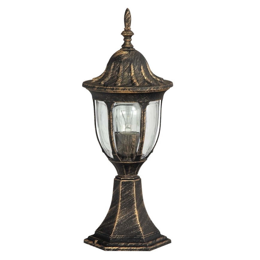Rabalux - Venkovní lampa 1xE27/60W/230V IP43 zlatá/patina/černá