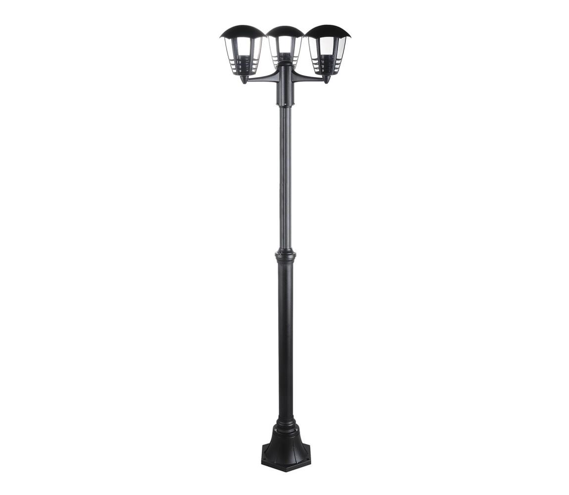 Rabalux 8569 - Venkovní lampa MARSEILLE 3xE27/60W/230V IP44 1,81 m 8569 Černá