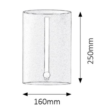 Rabalux - Venkovní nástěnné svítidlo se senzorem 1xE27/25W/230V IP44